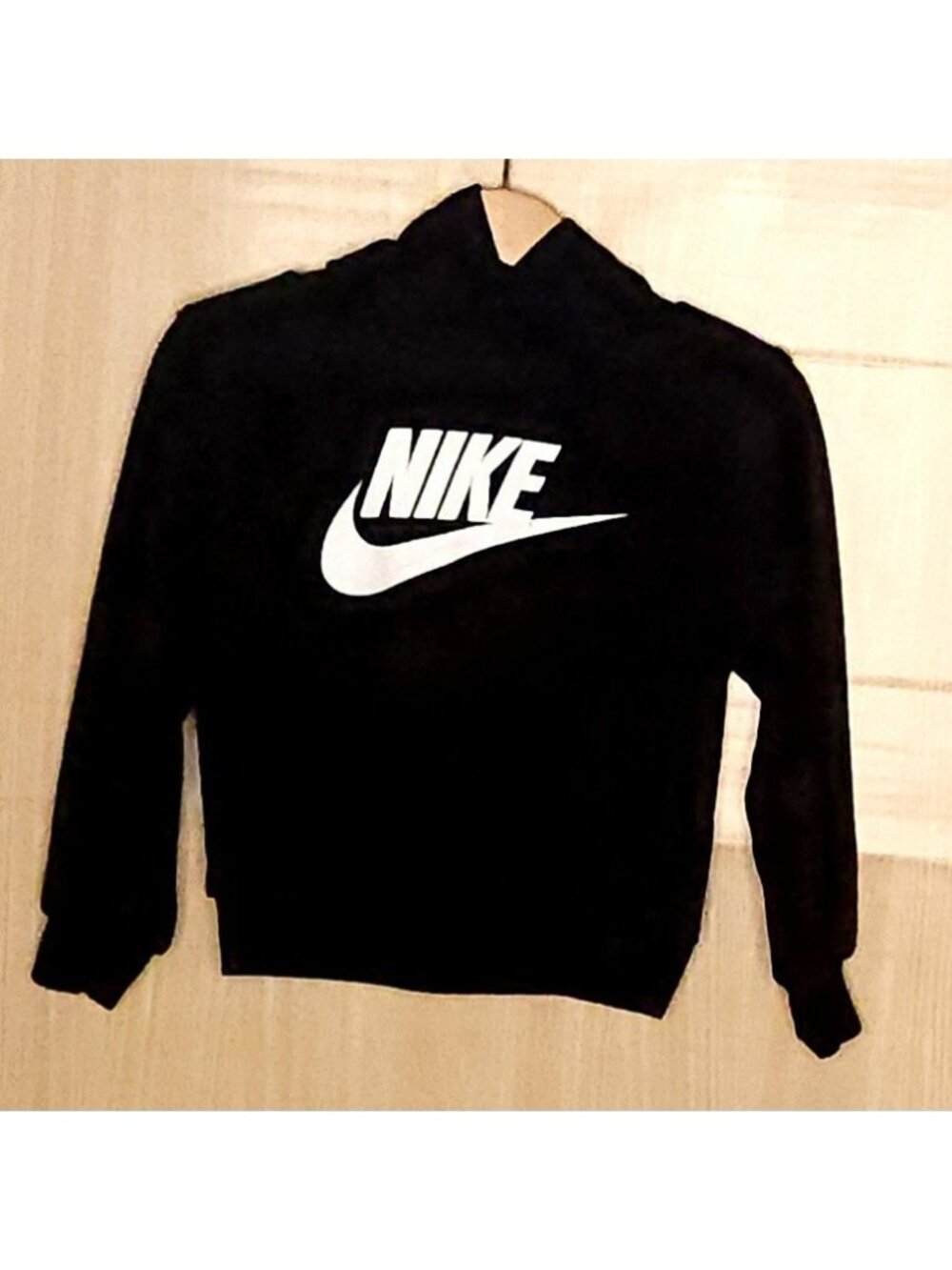 Nike Toddler Boys Black Hooded Sweatshirt 3T